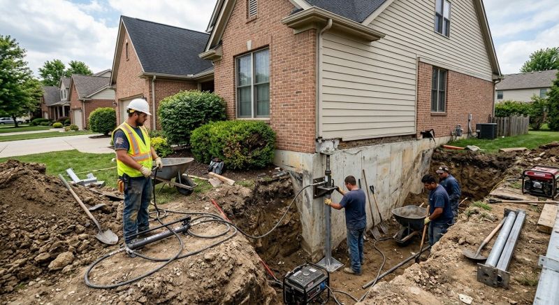 House Foundation Repair in Novi, MI