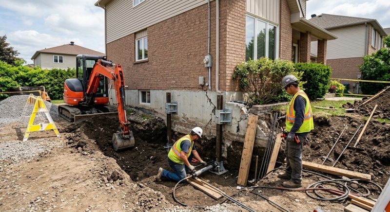 House Foundation Repair in Novi, MI