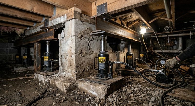 House Leveling in Wixom, MI