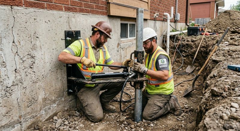 Settling Foundation Service in Dexter, MI