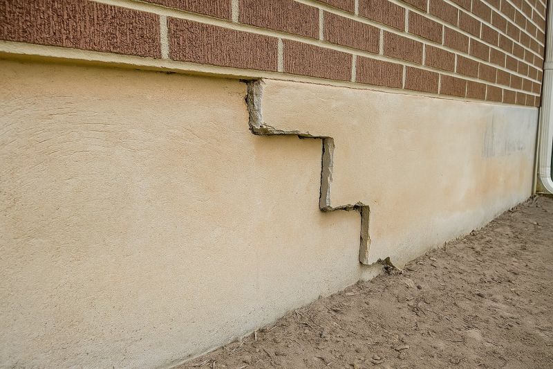 Settling Foundation Service in Pinckney, MI