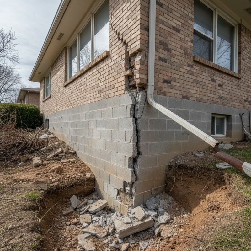 Settling Foundation Service in Northville, MI