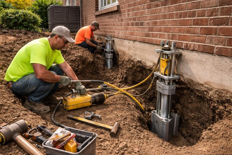 Settling Foundation Service in Walled Lake, MI
