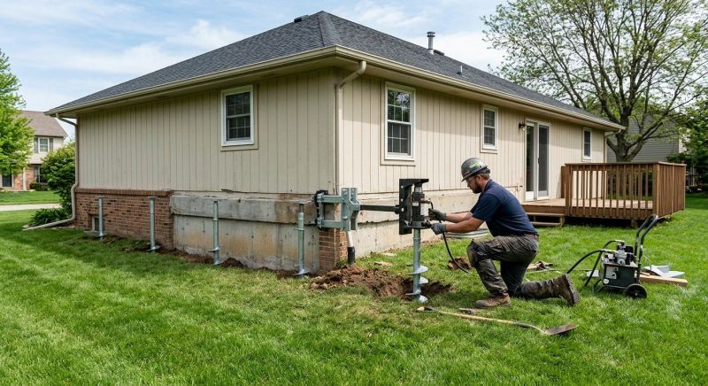 Settling Foundation Service in Wixom, MI