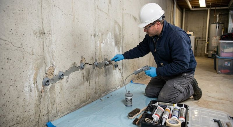 Structural Crack Repair in Pinckney, MI