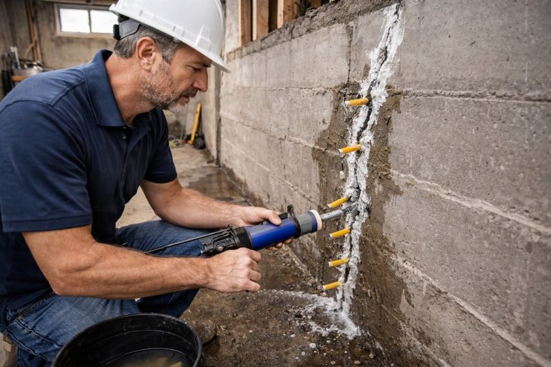 Structural Crack Repair in Pinckney, MI