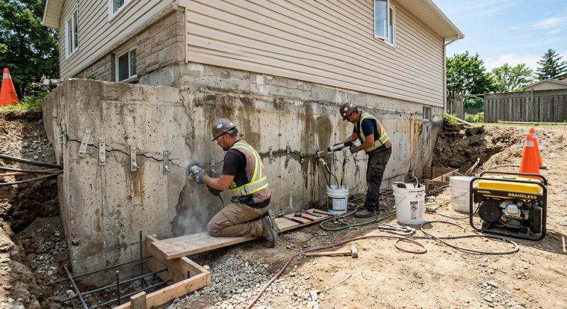 Structural Foundation Repair in Grass Lake, MI