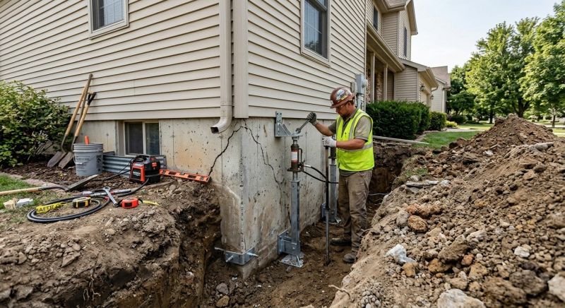 Structural Foundation Repair in Pinckney, MI