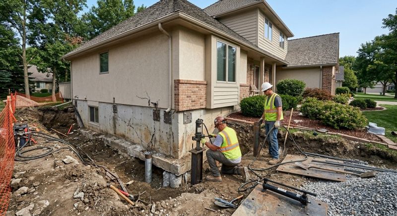 Structural Foundation Repair in Northville, MI