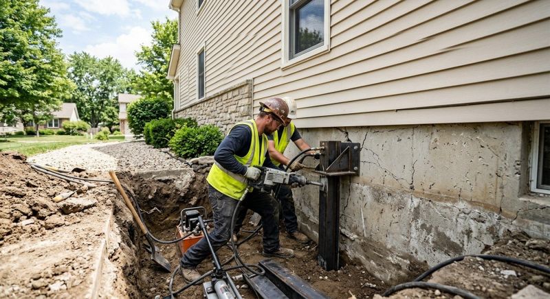 Structural Foundation Repair in Wixom, MI