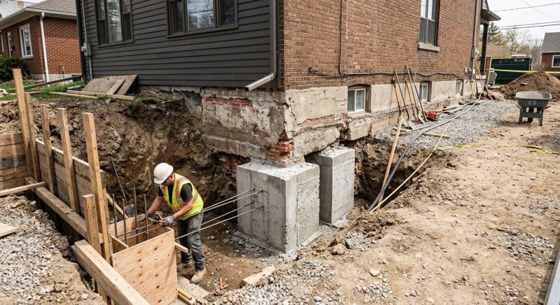 Structural Underpinning in Pinckney, MI
