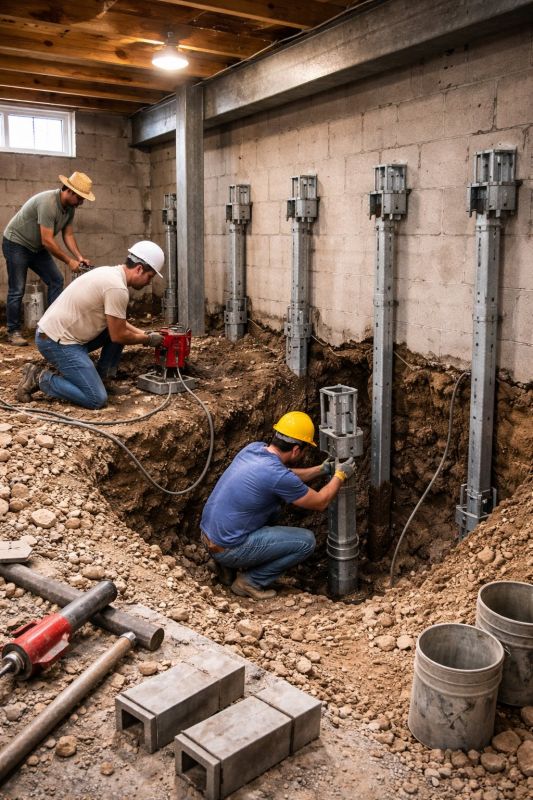 Structural Underpinning in Pinckney, MI